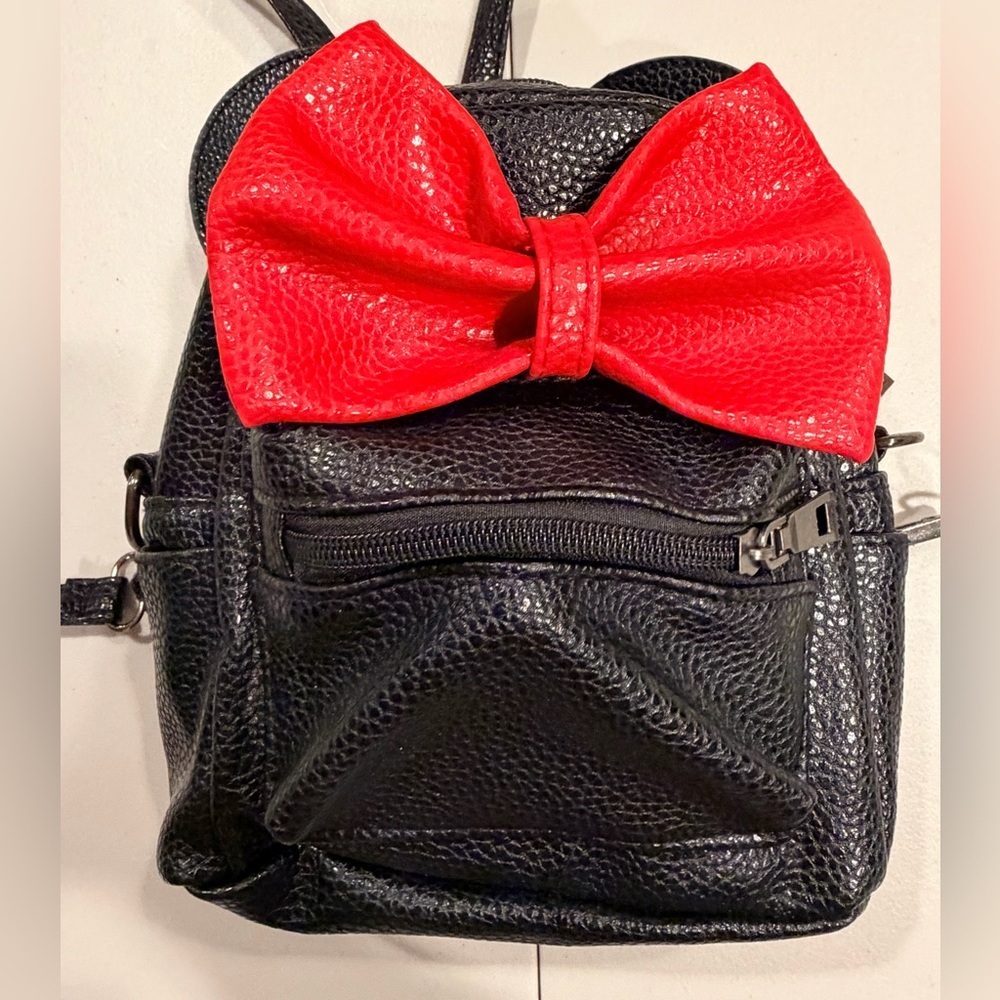 Sunwel Fashion | mini convertible backpack/crossbody Minnie Mouse bag - Picture 4 of 16